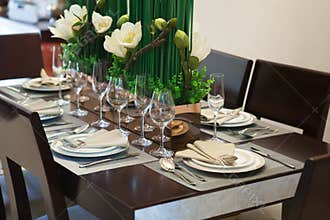Table for business dinner