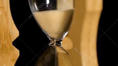 Sand watch on the table