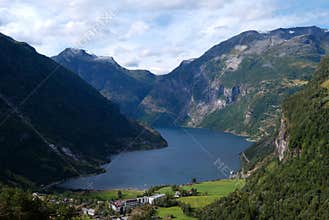 Geiranger fjord in Norway
