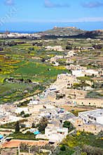 View towards Ghasri, Gozo.