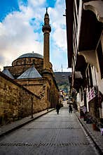 Famous Mevlevi mosque in the street of Afyon