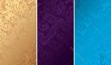 Vintage Floral Background Textures