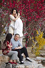 Sharp contrast of western couples and China traditional couples