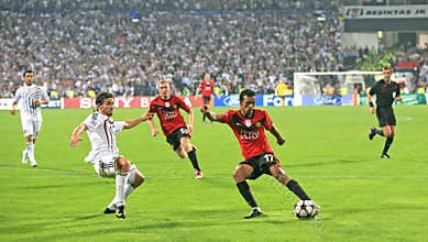 Champions League soccer match
