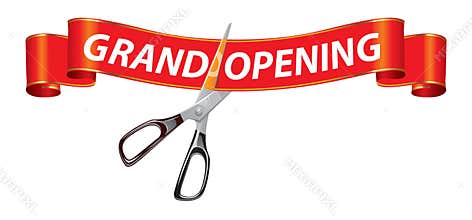 Grand opening banner