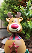 rain deer having a summer christmas holiday