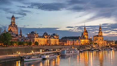 Dresden Germany Time lapse