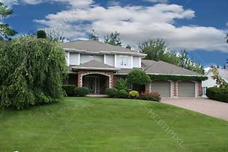 Modern suburban house