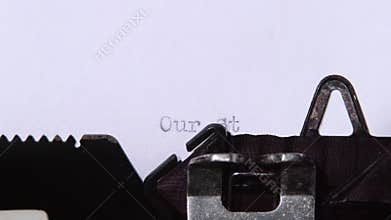 Our history of life. Close-up