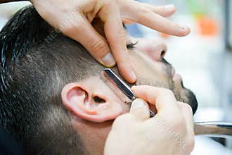 The Barber Male Haircut in Our Days