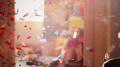 Holiday firecracker at home