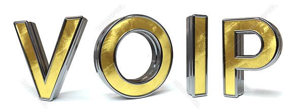 Voip golden text