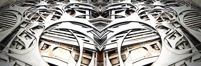 Precision Cut Steel Abstract