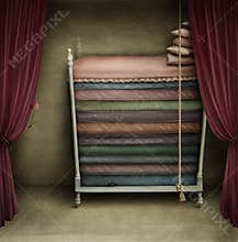 A bed for princesses