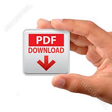 Pdf web icon hand
