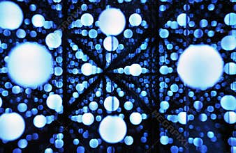 Abstract Background Spherical Lights