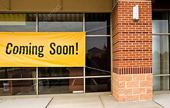 Coming soon store opening