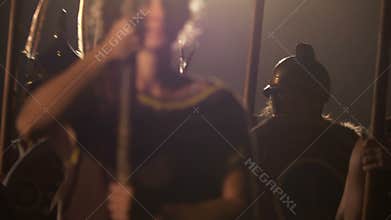 Greek Macedonian Phalanx March Close Up