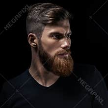 Confidence attractive hipster