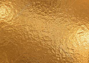 Gold metallic background, linen texture, bright festive background