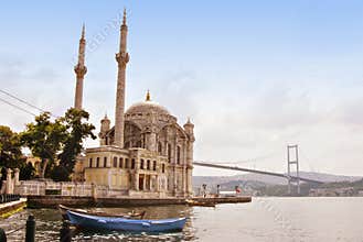 Mosque, Istanbul on the Bosporus, Turkey