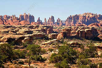 Rock spires