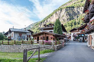 Lillaz near Cogne in Valle dâ€™Aosta, Italy
