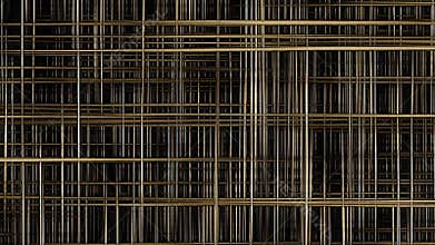 Golden mesh, metal grid