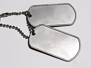 Military dog tags