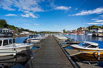 Local sea port in Norway.