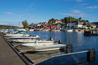 Local sea port in Norway.
