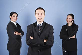 Business man leader