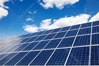 Solar panels - An alternative source of energy. Environmental Protection.