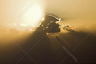 Zonsondergang op de Azoren; Sunset on the Azores