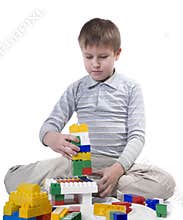 Boy build house