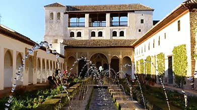 Fountain in Generalife gardens