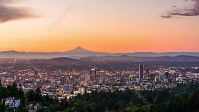 Portland, Oregon, USA Skyline