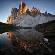 Tre Cime Di Lavaredo, Dolomites Italy, Alps