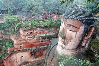 Leshan Giant Buddha in Mt.Emei