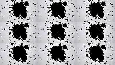 Abstract animation wall.