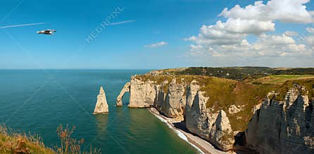 Rocky Beach in Normandy, France