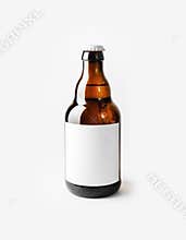 Beer bottle, blank label