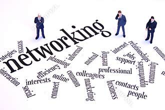 Networking businessmen
