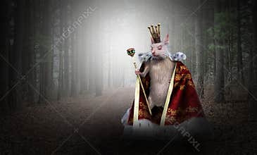 Fantasy Mouse King, Nature, Woods