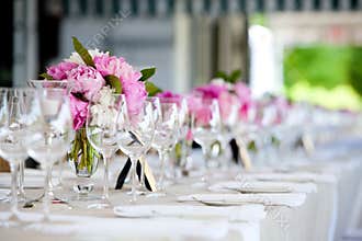 Wedding Flower Arrangement Table Setting Series