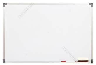 Blank white board isolated