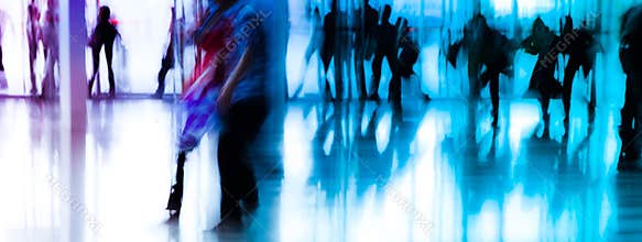 City business people abstract