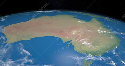 Deserts in Australia in earth planet