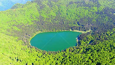 Nature photography of St. Ana`s lake