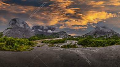 Guainía, Colombia. The big and amazing mountain of Mavicure